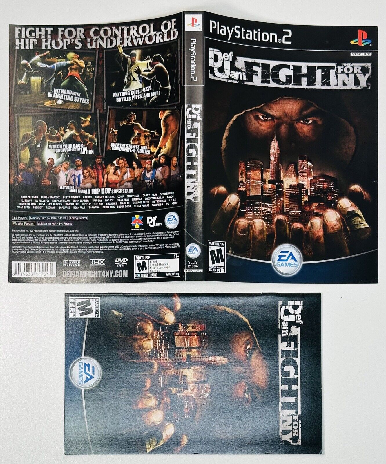 Def Jam - Fight For NY [SLUS 21004] (Sony Playstation 2) - Box Scans  (1200DPI) : Electronic Arts : Free Download, Borrow, and Streaming :  Internet Archive