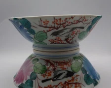 PAIR OF ASIAN CERAMIC RICE BOWLS