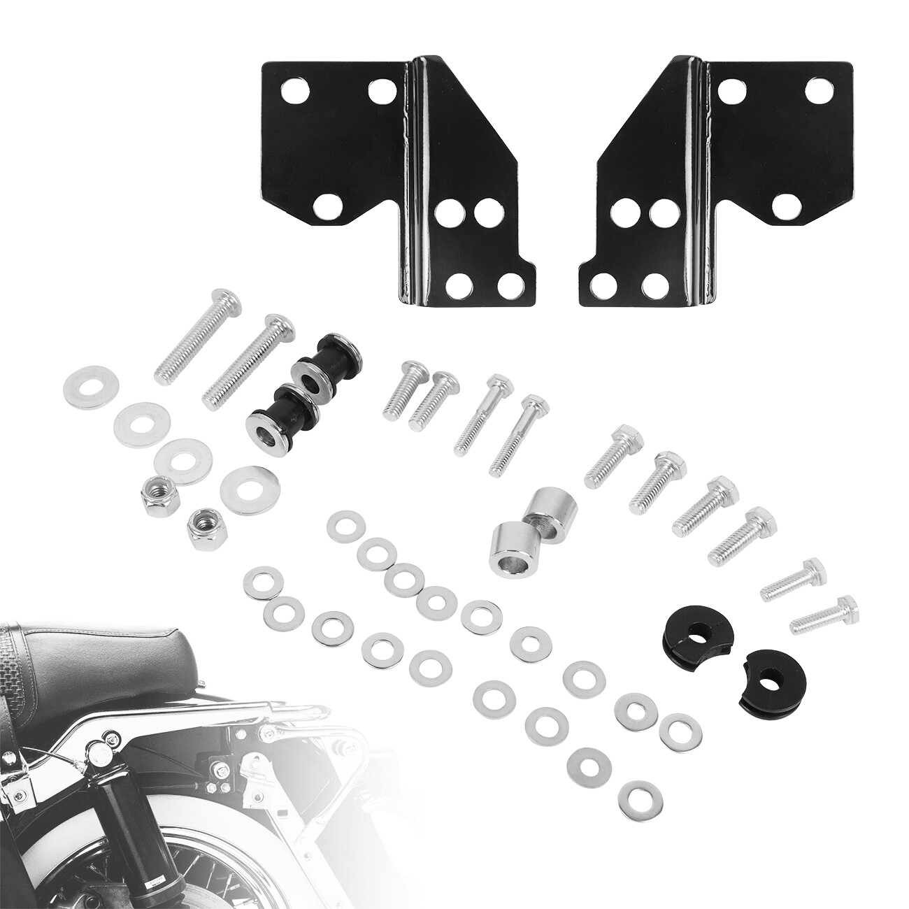 Luggage Rack Hardware Kit Compatible With For Harley Touring 1997-08 # 53803-06