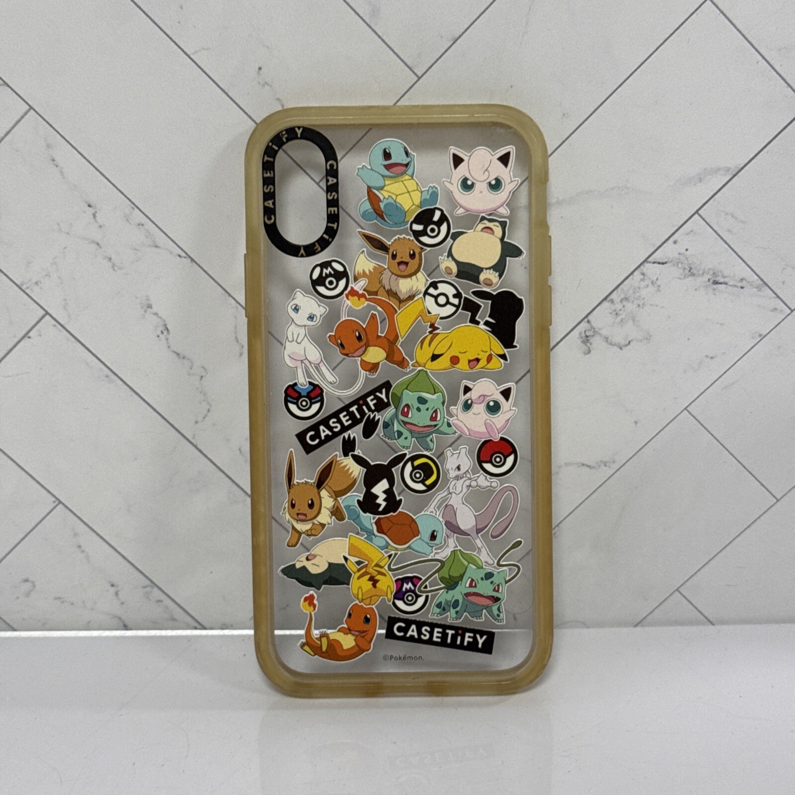 Casetify Pokemon Gen 1 Sticker Impact Case for iPhone XS-image