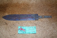 Klingenrohling Solingen Jagdmesser  Damastimitat Pfadfinder Fahrtenmesser Säge