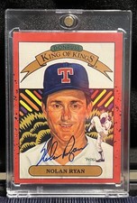 Nolan Ryan autograph signed - 1989 Donruss King of Kings baseball card - NRF COA