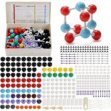 444 Pcs Chemistry Molecular Model for Building Organic and Inorganic Structur...