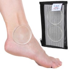 Ankle Gel Pads 2.5" - Cushioned Protection for Ice Skates, Hockey, Roller Skates