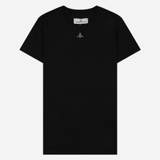 Vivienne Westwood orb 6S Women's Logo T-Shirt Black 3G010017 J001M 152941082