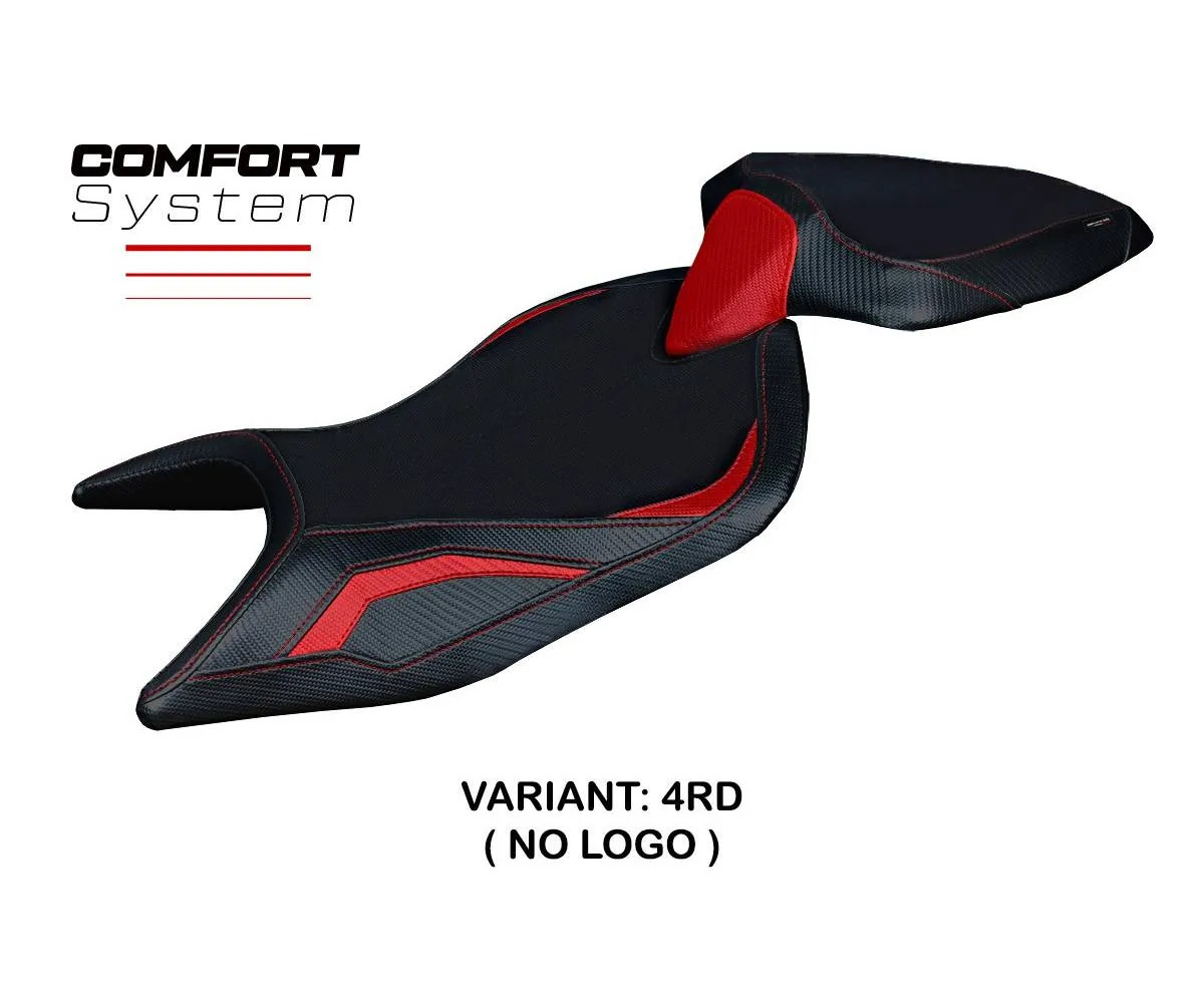 Seat cover Naxos Comfort Sys Red RD Tpz compatible APRILIA RS 660 2021 2026