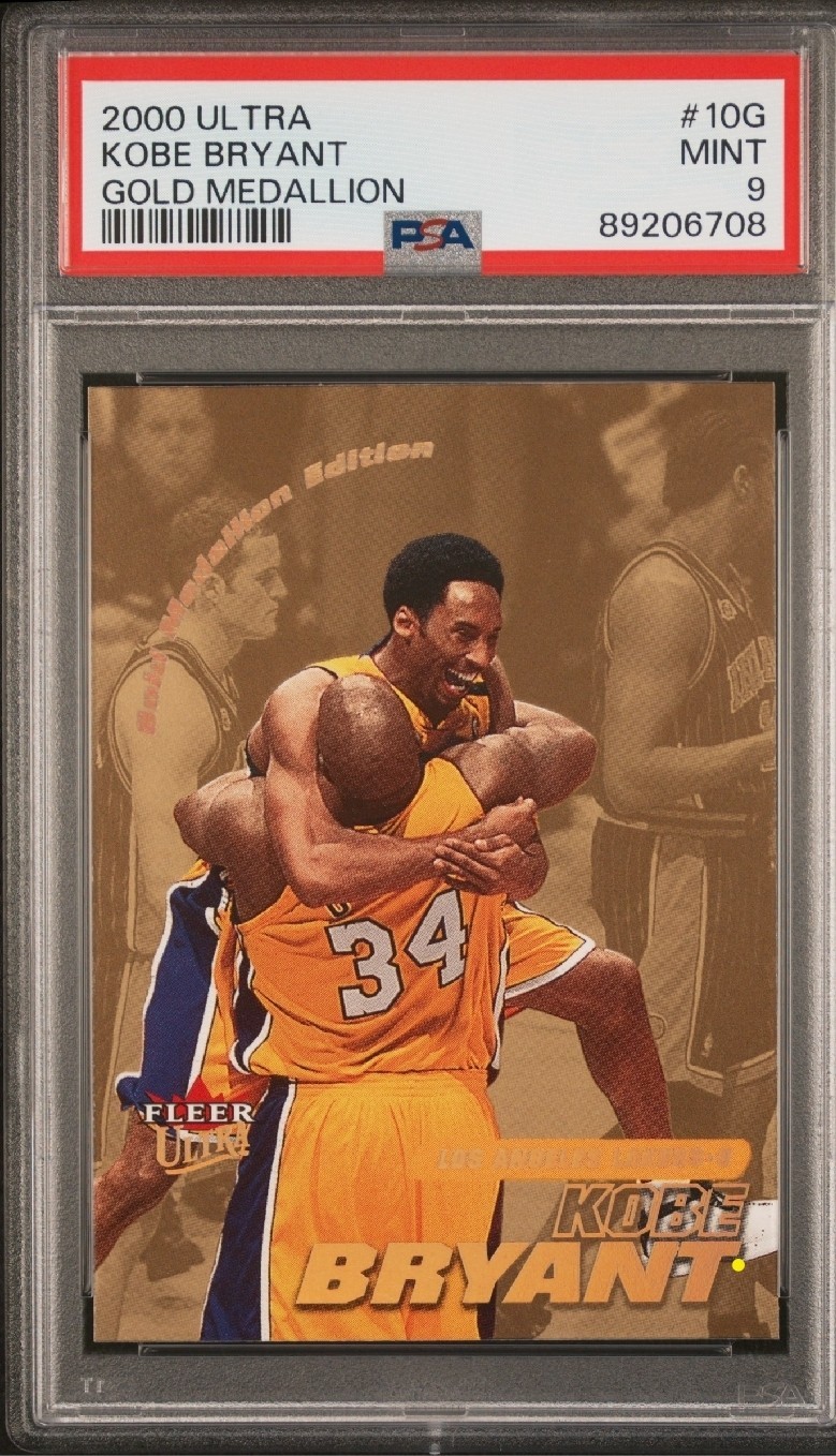 2000 Fleer Ultra Gold Medallion #10G Kobe Bryant Mint PSA 9