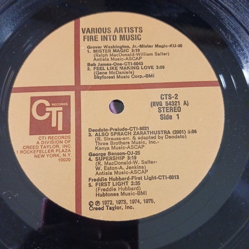 Fire Into Music (CTS-2) Grover Washington Jr Bob James George Benson Deodato + - Picture 4 of 4