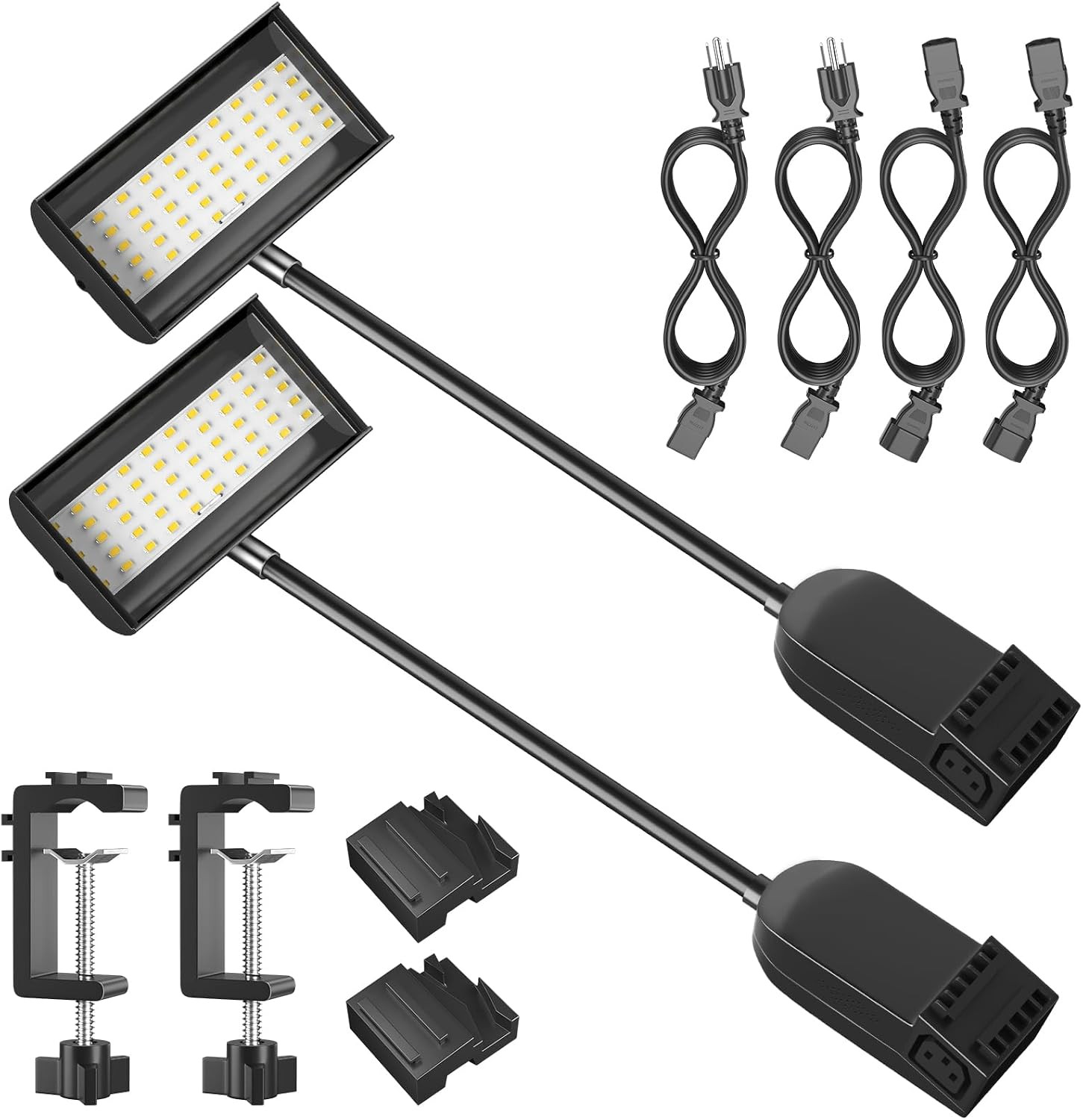 Trade Show Lights 2100LM for Booth Exhibit Displays, 6500K 2 Set
