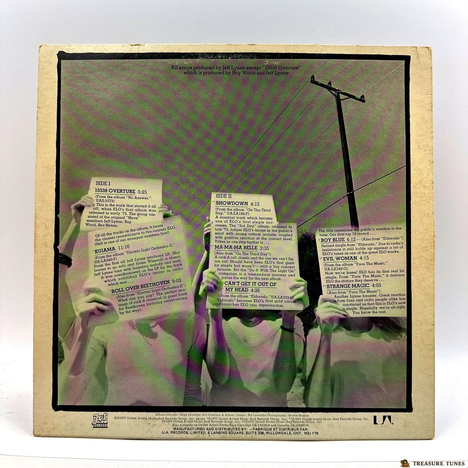 Electric Light Orchestra – Olé ELO Vinyl (LP, Compilation) - Image 3 of 4