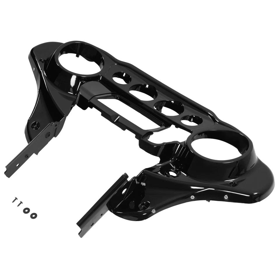 Gloss Black Front Inner Fairing For Harley Touring Street Electra Glide 2014-24 - Image 2 of 4