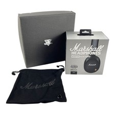 Marshall Folding Bluetooth Monitor Headphones Black with Sebastian Vettel Case