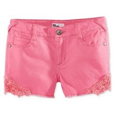 Epic Threads By Macy's Girls' Crochet Trim Shorts Cherry Paradise SIZE 14