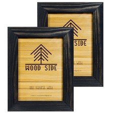 8.5 x 11 Wooden Rustic Picture Frames - Set of 2 for Diploma Documents and Ce...