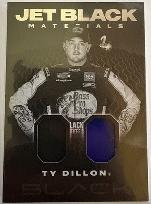 2021 Panini Chronicles - Jet Black Materials Ty Dillon #JBM - Ty (MEM)