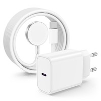 USB C FüR Apple Watch Ladekabel, 20W USB C LadegeräT Mit Magnet Iwatch Kabel