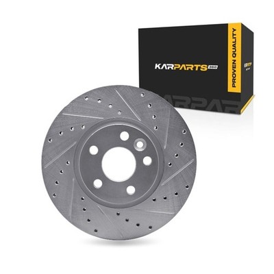 For Volvo V70 2008 2009 2010 Disc Brake Rotor Passenger Side Front Silver Color