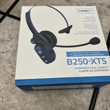 Blue Parrott B250-XTS USB-C Bluetooth Wireless Trucker Headset New Sealed