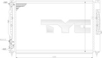 MotorküHler WasserküHler TYC 702-0011 FüR Passat A4 Audi Skoda Superb VW A6 B5 1
