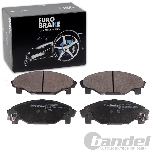 Eurobrake BremsbelÄGe Satz Vorderachse Passend FÜR Daihatsu Charade Gran-image