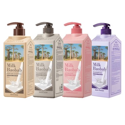 Milk Baobab Haarkur/Shampoo 1L, 8 Sorten, Koreanische Kosmetik, KBeauty