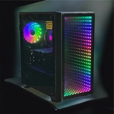 custom gaming PC, AMD Ryzen 5 5600 G Six Core CPU RTX 8GB GPU 16GB RAM