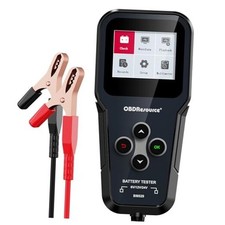 Professional Car Battery Tester 6V 12V 24V - 3-in-1 Automotive Analyzer red