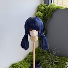 1/6 1/4 1/3 Straight Bangs Double Ponytails High Temperature Fiber Fit BJD Doll