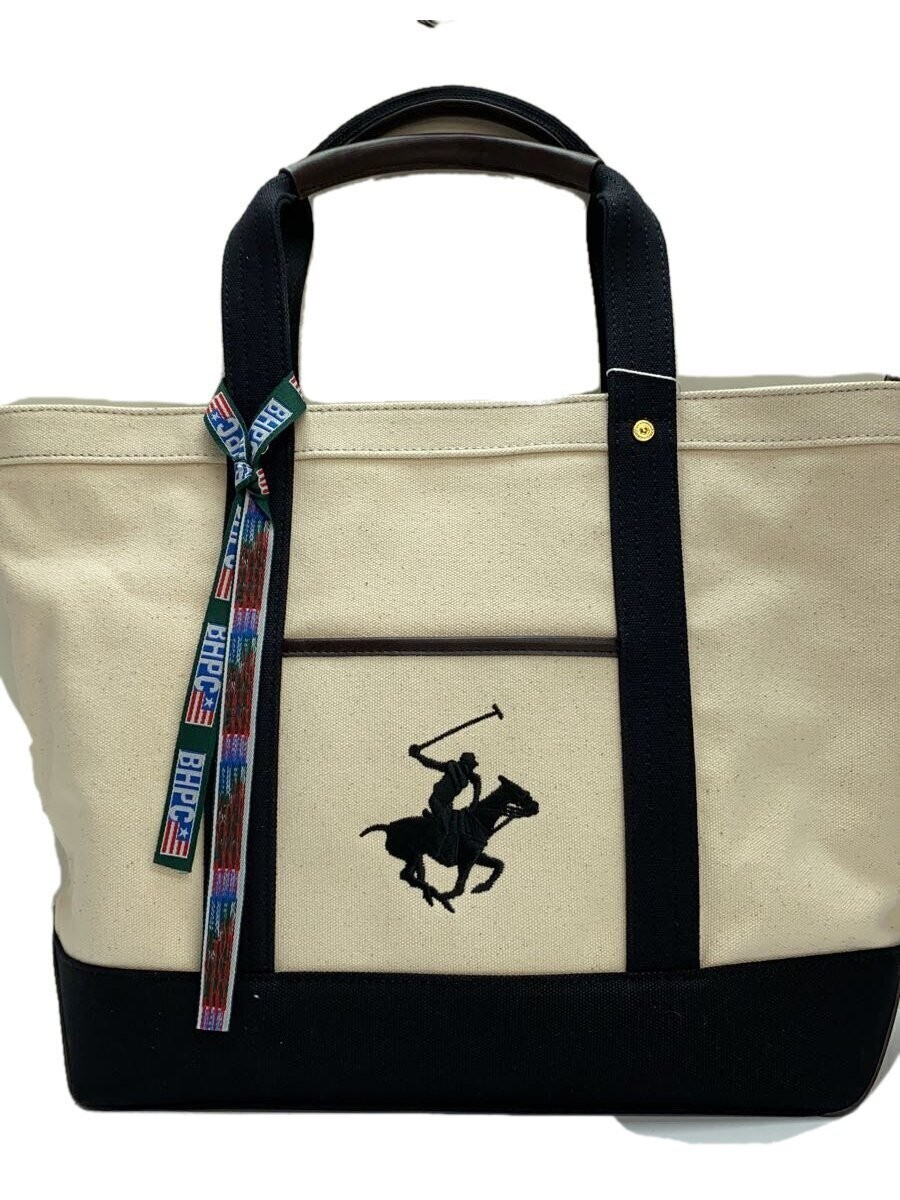 Beverly Hills Polo Club Canvas Tote Bag BH1008N CRM Stylish Carryall