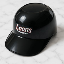 Great Lake LOONS Mini Baseball Helmet Bowls for Ice Cream, Fruit, Pasta & More