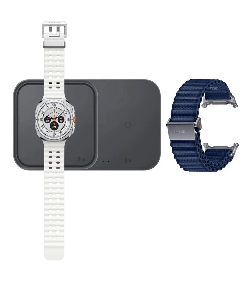 Samsung Galaxy Watch Ultra 47mm LTE Galaxy AI Titanium White Smartwatch 2025 - Image 2 of 4