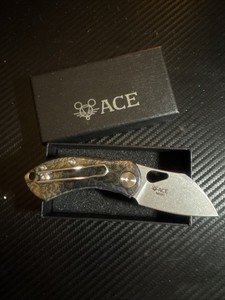 GiantMouse ACE Nibler Folding Pocket Knife N690 Steel - With Original Box EDC