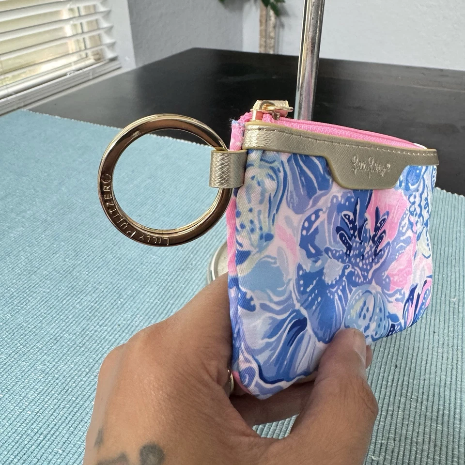 Bolsa floral rosa y azul Lilly Pulitzer Foto 2 de 4