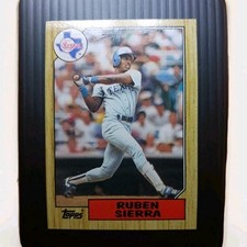 Ruben Sierra RC #261 1987 Topps Texas Rangers