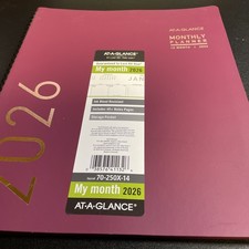 2026 AT-A-GLANCE Contemporary 9" x 11" Monthly Planner,
