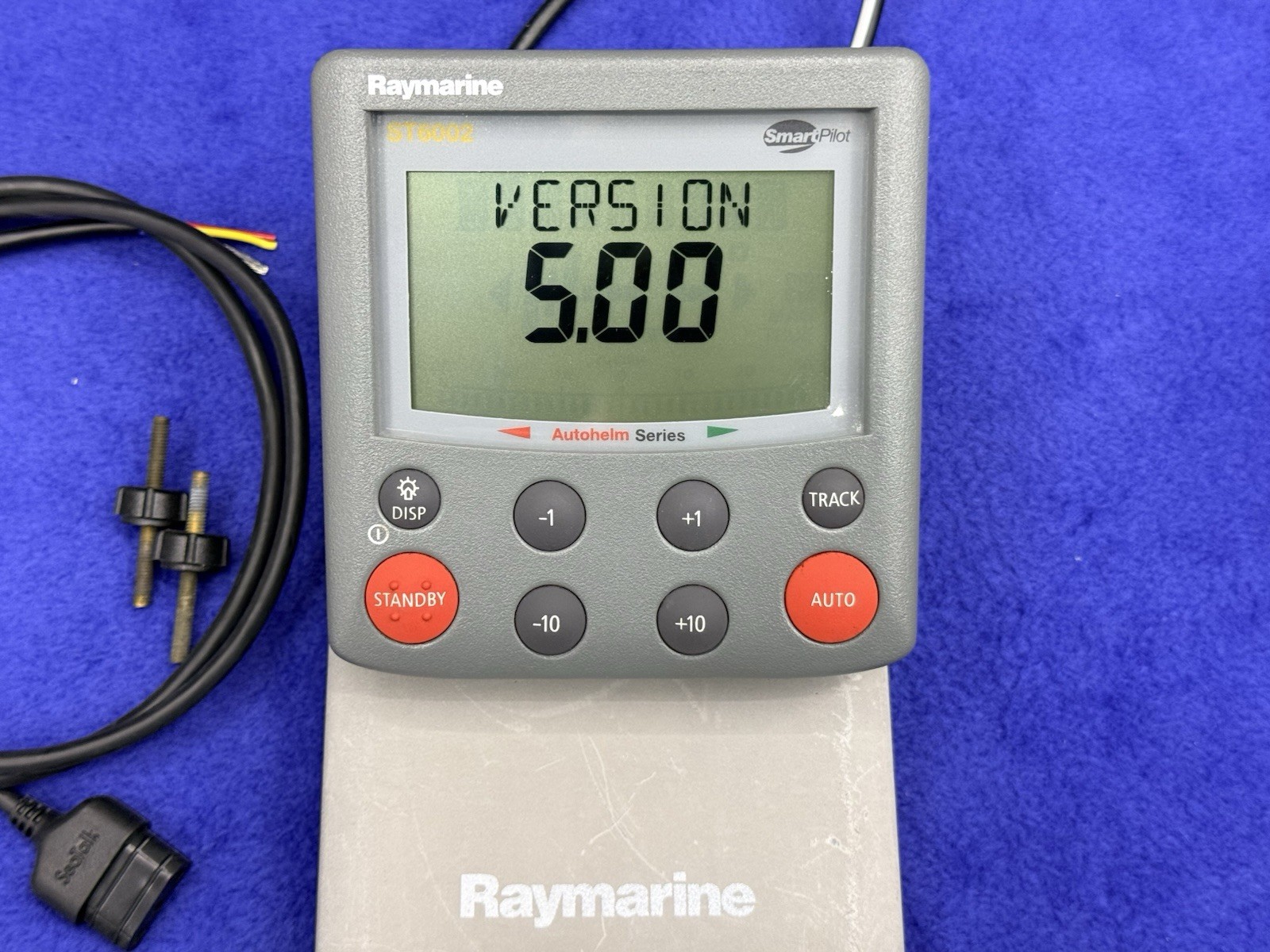 Raymarine ST6002 Smart Pilot Auto Pilot Control Head W/ Cover; Replaces ST6001