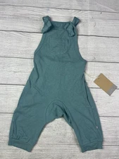 Kyte Baby Bamboo Jersey Overalls in Teal Green Blue 18-24 Months New NWT