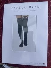 Pamela Mann Kitty Cat Over The Knee Tights Black BNiP