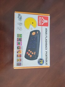 Atari Flashback Portable Black Handheld Console 70 Built in Games Open Box WORKS