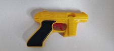 Rare Vintage Yellow Star Trek Rayline Tracer Jet Disc Toy Gun Hungarian Copy...