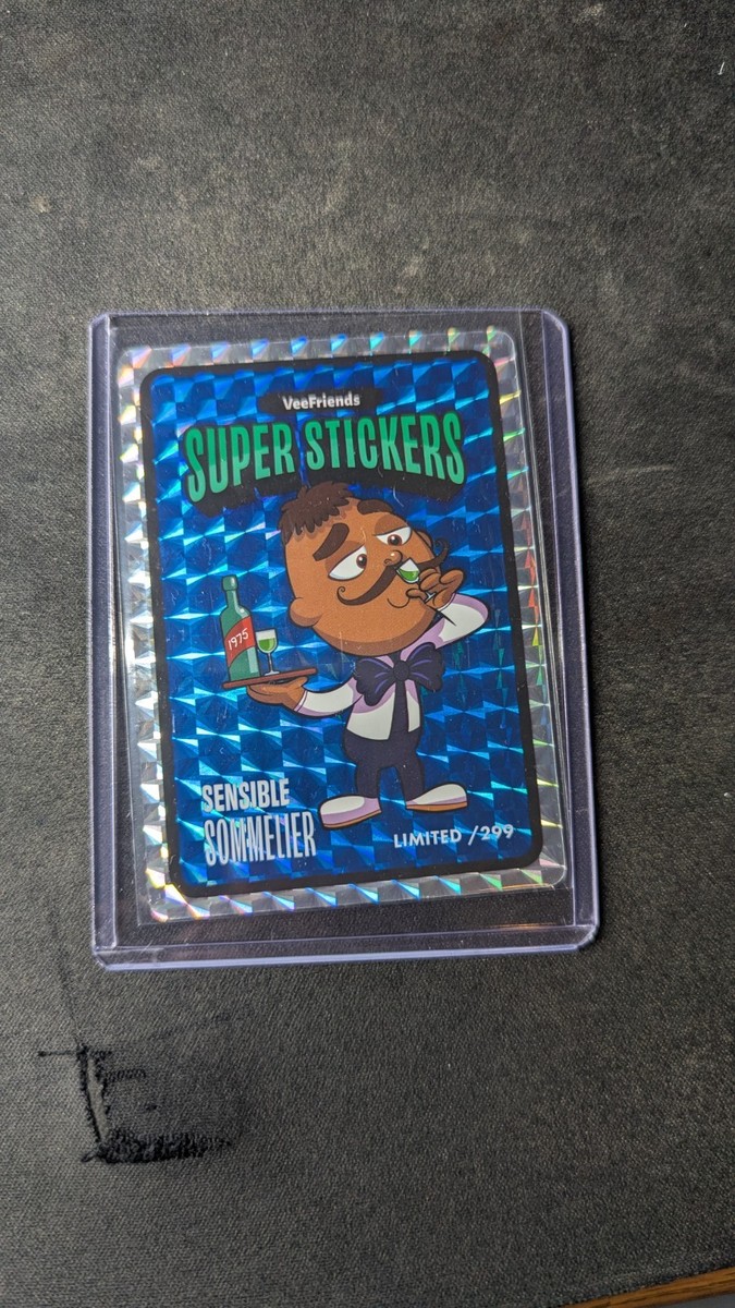 VeeFriendsスーパースティッカー LIMITED 99シリPSAマガジン Veefriends Super Stickers PSA Mag Exclusive Sensible