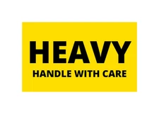 3X5 Heavy Handle with Care Labels Pallet Shipping Stickers (1) RL of 300 EA