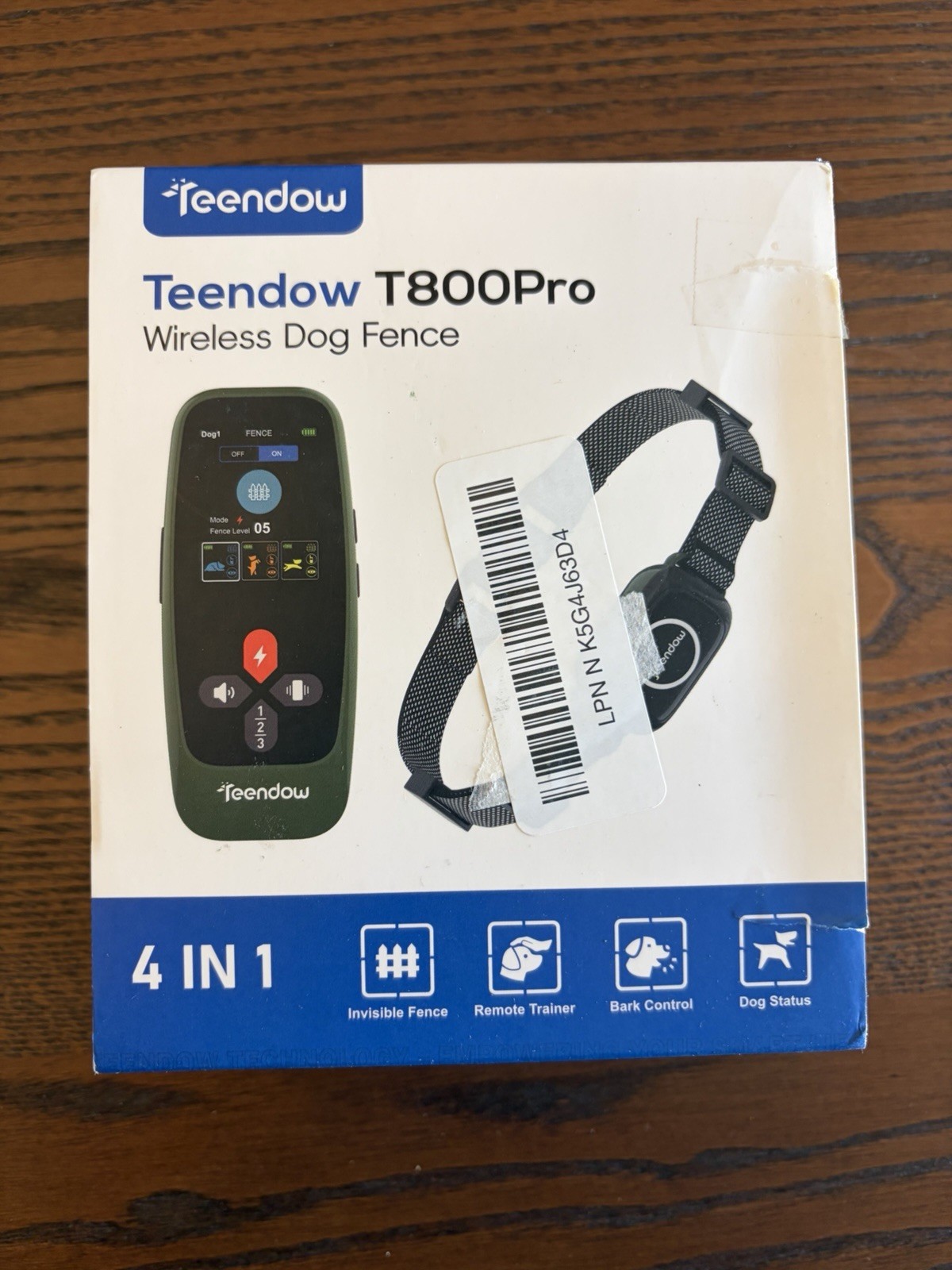 T800pro With Remote, Trainer, Fence, Bark Control