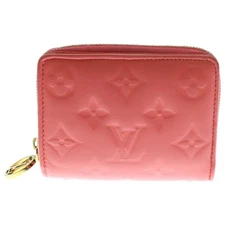 Louis Vuitton Portefeuille Lou Pink Sky Compact Bifold Coin Case Used