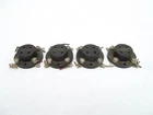 4x GENERAL RADIO TYPE 349 UX-4 LONG PIN TUBE SOCKET 4/ 00A 01A 112A 71A 199 99