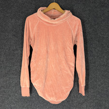Ingrid  Isabel Maternity Sweatshirt Women S Small Pink Fleece Cowl Neck Cotton