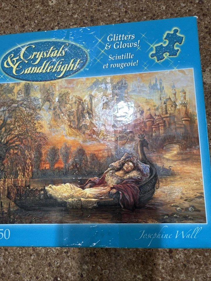 RoseArt Crystals & Candlelight Dreams Of Camelot Josephine Wall 750 Puzzle 97280 - Image 2 of 4
