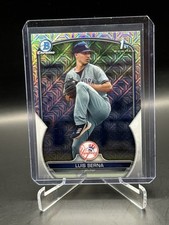 Luis Serna 2023 Bowman Chrome Prospects Mojo Refractor #BCP-168 Yankees