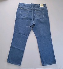 Vintage 1997 Lee Rider Jeans Union Made In USA Dark Wash Denim Jeans 42x30 EUC