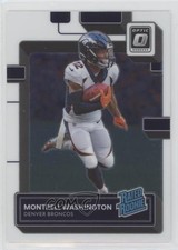2022 Panini Donruss Optic Rated Rookie Montrell Washington #295 2l4